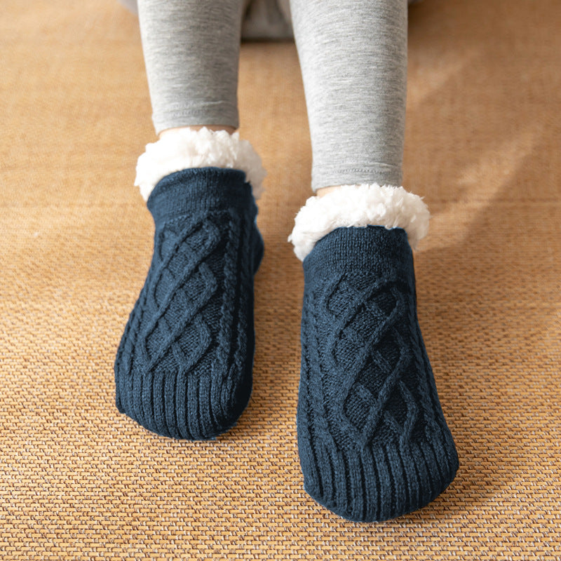 Winter Wool Socks Slippers for Warm Cozy Feet