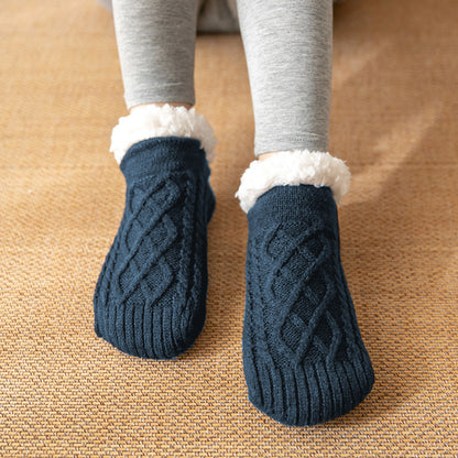Winter Wool Socks Slippers for Warm Cozy Feet