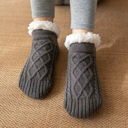 Winter Wool Socks Slippers for Warm Cozy Feet