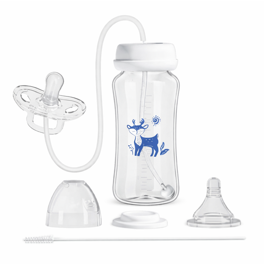 Hands-Free Baby Bottle 150ML 3-in-1 Feeding Design