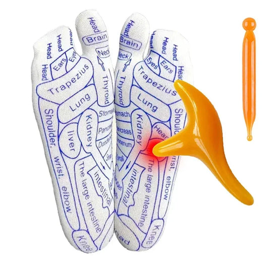 Reflexology Socks for Foot Massage & Acupressure