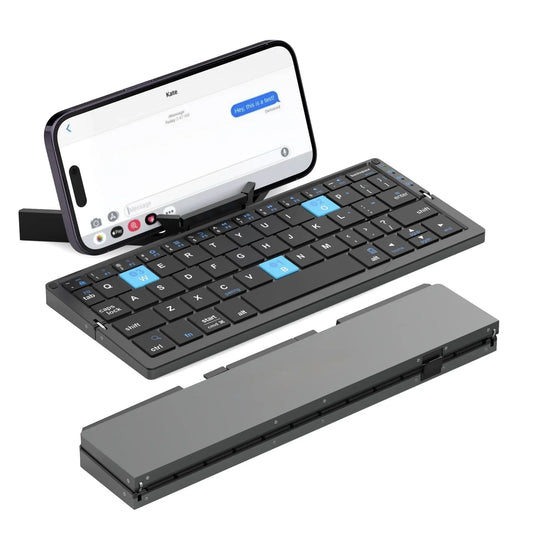 Mini Foldable Bluetooth Keyboard Portable Wireless