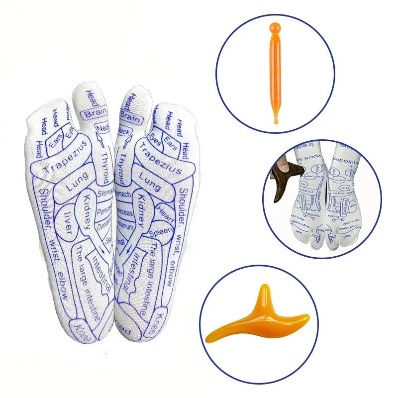 Reflexology Socks for Foot Massage & Acupressure