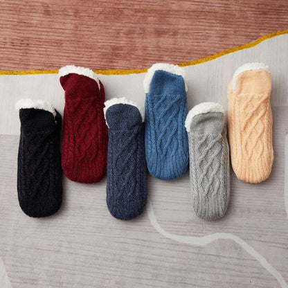 Winter Wool Socks Slippers for Warm Cozy Feet