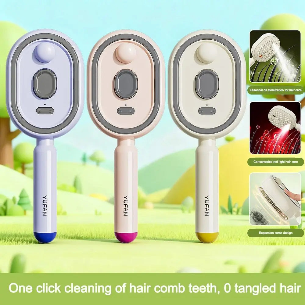Electric Hair Massage Comb with Spray Care Function