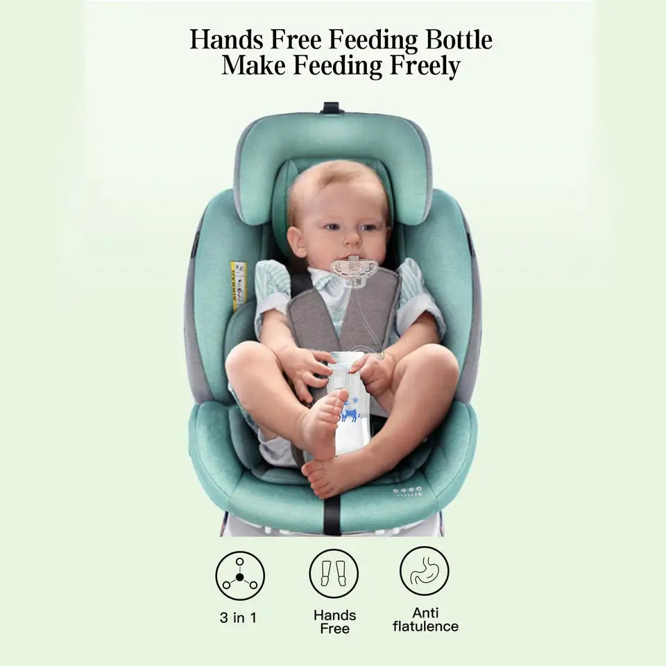 Hands-Free Baby Bottle 150ML 3-in-1 Feeding Design