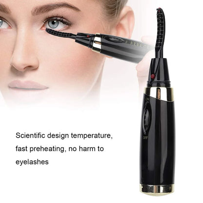 Electric Heated Eyelash Curler for Long-Lasting Curls