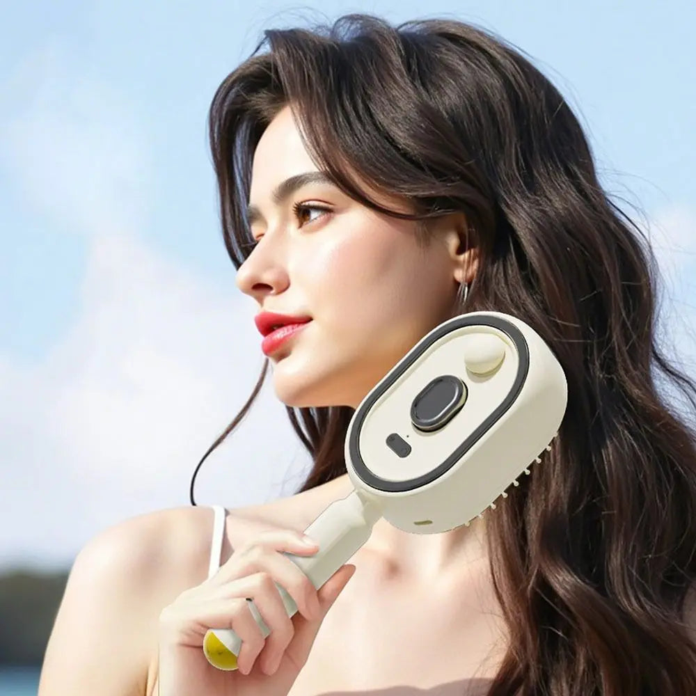 Electric Hair Massage Comb with Spray Care Function