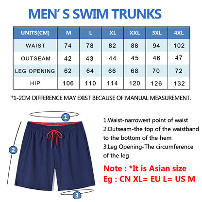 Men's Stretch Swim Trunks