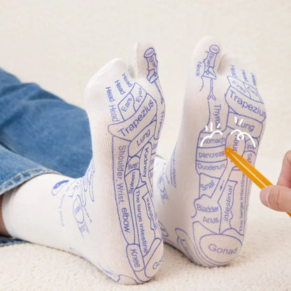 Reflexology Socks for Foot Massage & Acupressure