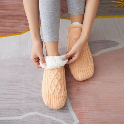 Winter Wool Socks Slippers for Warm Cozy Feet