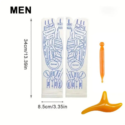 Reflexology Socks for Foot Massage & Acupressure