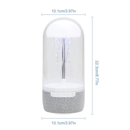 Jellyfish Lamp Speaker with LED Ocean Light Effect