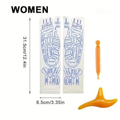 Reflexology Socks for Foot Massage & Acupressure