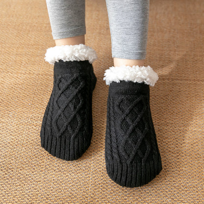 Winter Wool Socks Slippers for Warm Cozy Feet